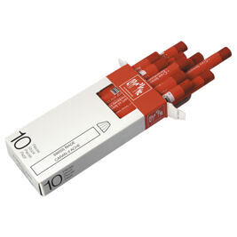 Craies 8 mm, rouges par pièce, (Neocolor Caran d'Ache)