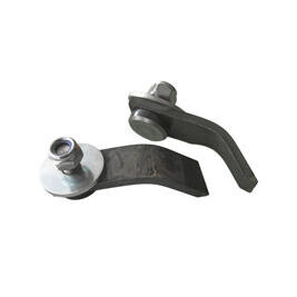 Ersatzmesser (2 Messer gebogen und 2 Spezialschrauben)