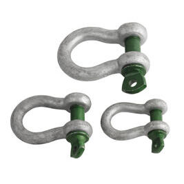 Schäkel, Nenngrösse 19, verzinkt Nutzlast 47.5 kN, Sicherheitsfaktor 6