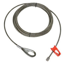 Câble d'attache 12 mm / 15 m avec boucle et crochet étrangleur