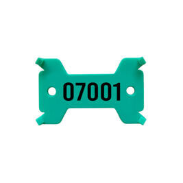 Plaquettes verte, no. 7'001 - 8'000 solide, 14/27 x 43 mm