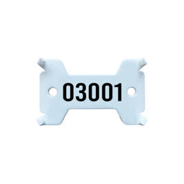 Plaquettes blanche, no. 3'001 - 4'000 solide, 14/27 x 43 mm