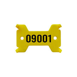 Plaquettes jaune, no. 9'001 - 10'000 solide, 14/27 x 43 mm