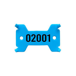 Plaquettes bleue, no. 2'001 - 3'000 solide, 14/27 x 43 mm