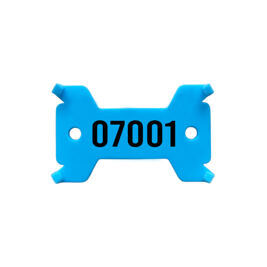 Plaquettes bleue, no. 7'001 - 8'000 solide, 14/27 x 43 mm