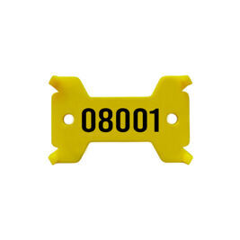 Plaquettes jaune, no. 8'001 - 9'000 solide, 14/27 x 43 mm