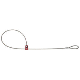 Câble d'attache, 12 mm / 2 m boucle et crochet étrangleur