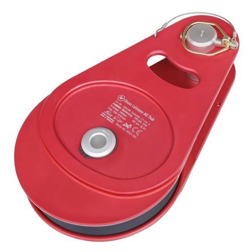 Poulie de renvoi "LT-rouge 2" traction au sol 170 kN, élévation 65 kN