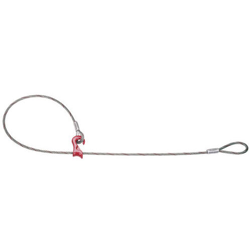 Câble d'attache, 12 mm / 3.5 m boucle et crochet coulissant