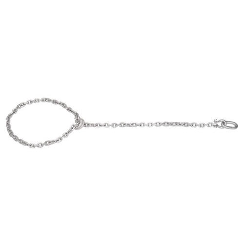 Chaîne de débardage 8 mm / 2 m avec crochet coulissant et anneau