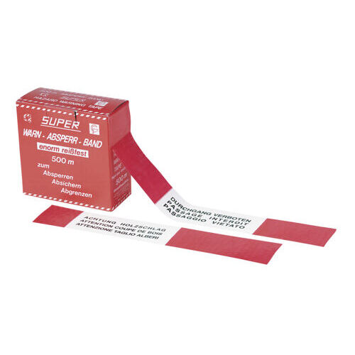 Absperrband Holzschlag 500 m per Rolle