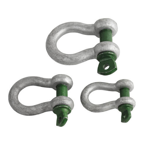 Schäkel, Nenngrösse 13, verzinkt Nutzlast 20 kN, Sicherheitsfaktor 6
