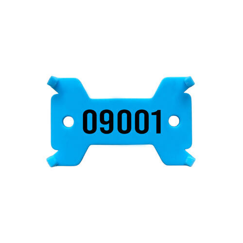 Plaquettes bleue, no. 9'001 - 10'000 solide, 14/27 x 43 mm