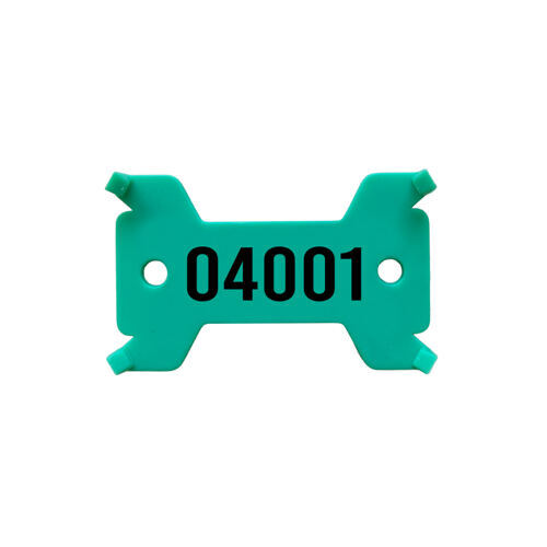 Plaquettes verte, no. 4'001 - 5'000 solide, 14/27 x 43 mm