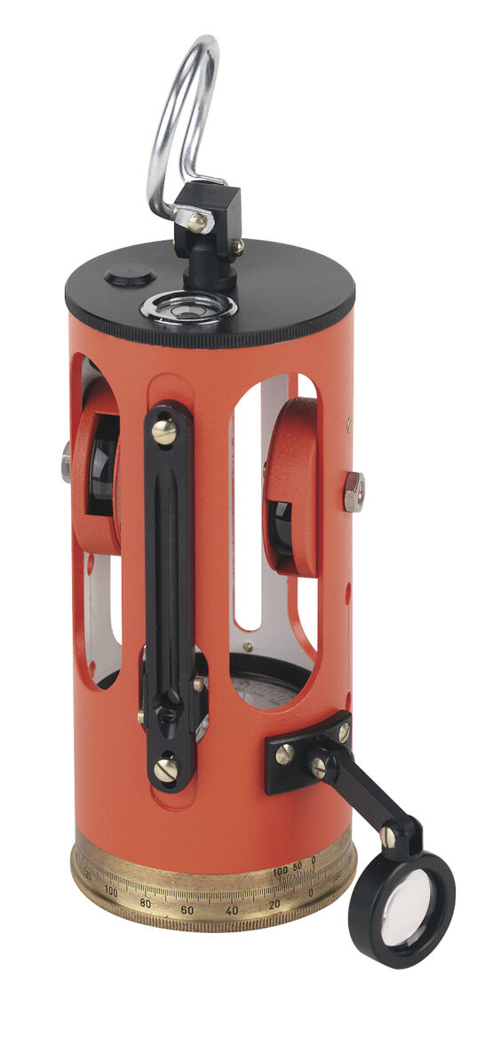 Boussole Wyssen Meridian avec clisimètre, angles en grades (400°)