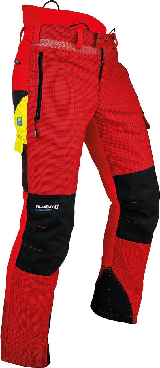 Pantalon de sécurité "Ventilation" Stretch-AIR, rouge, taille S