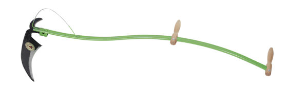 Faux à broussailles avec manche et éperon tranchant