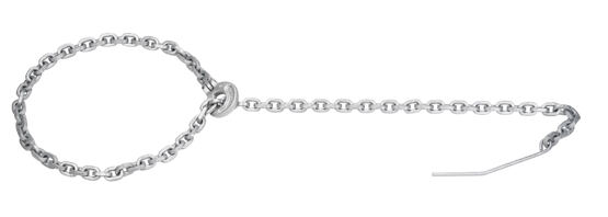 Chaîne Choker 8 mm / 2.0 m avec aiguille et crochet coulissant