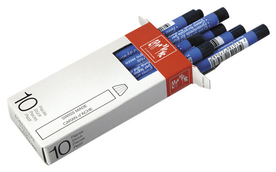 Craies 8 mm, bleues par pièce, (Neocolor Caran d'Ache)