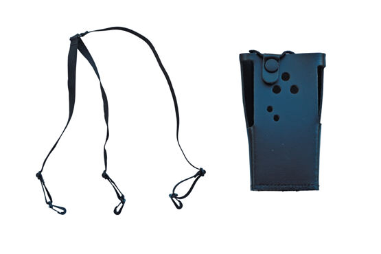 Sac en cuir avec boucle de ceinture et harnais 3-points (Kenwood)