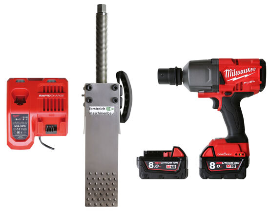 Mechanischer Fällkeil TR30-AQ 8.0 25 t, Set, bestehend aus: