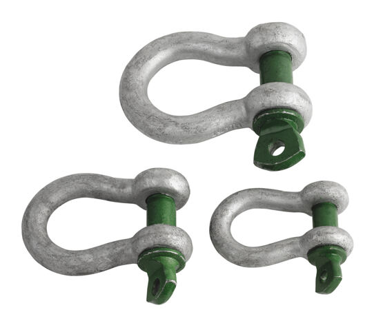 Schäkel, Nenngrösse 19, verzinkt Nutzlast 47.5 kN, Sicherheitsfaktor 6