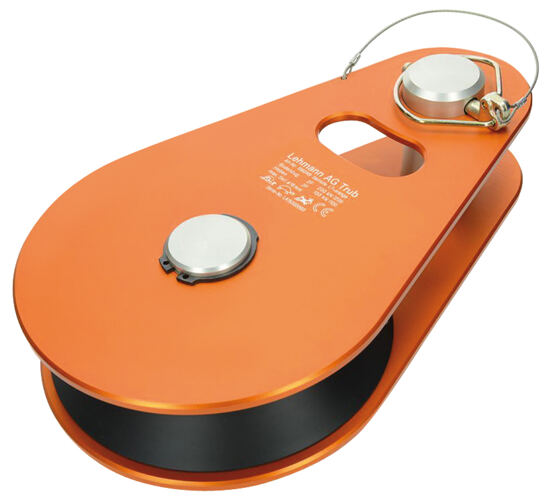 Poulie "LT-orange" traction au sol 200 kN, élévation 100 kN