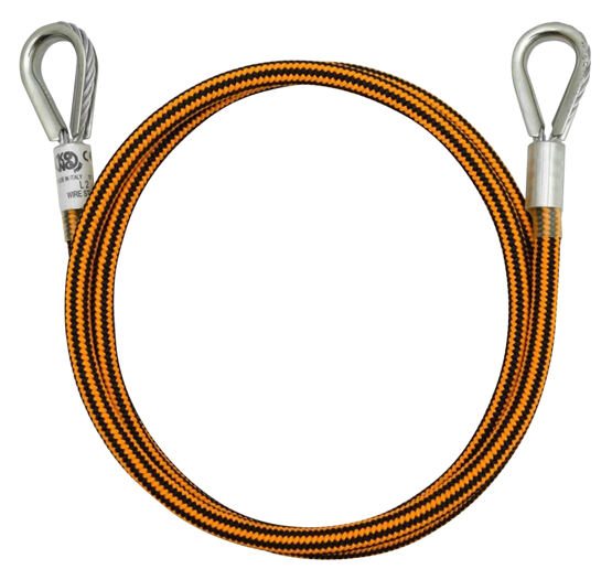 Stahl-Halteseil "Kong", Seil-Ø 12 mm, 1 m, Verbindungsmittel 2 x Endösen