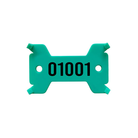 Plaquettes verte, no. 1'001 - 2'000 solide, 14/27 x 43 mm