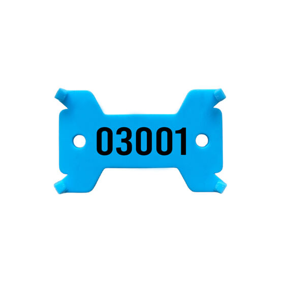 Plaquettes bleue, no. 3'001 - 4'000 solide, 14/27 x 43 mm