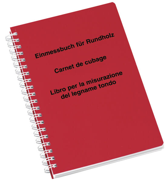 Einmessbuch für Rundholz