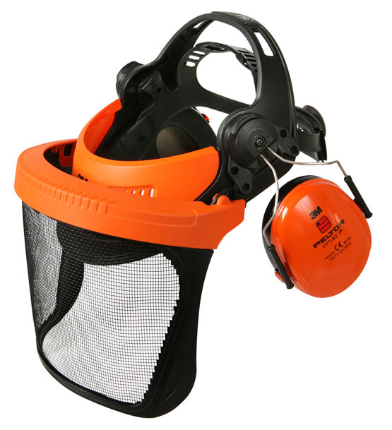 Gesicht-/Ohrenschutz ohne Helm SNR: 26dB / H: 32dB / M: 23dB / L: 15dB