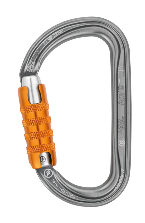 Karabiner "Am'D Twist Lock" Aluminium